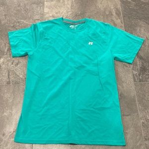Russell Dri Power 360 green shirt